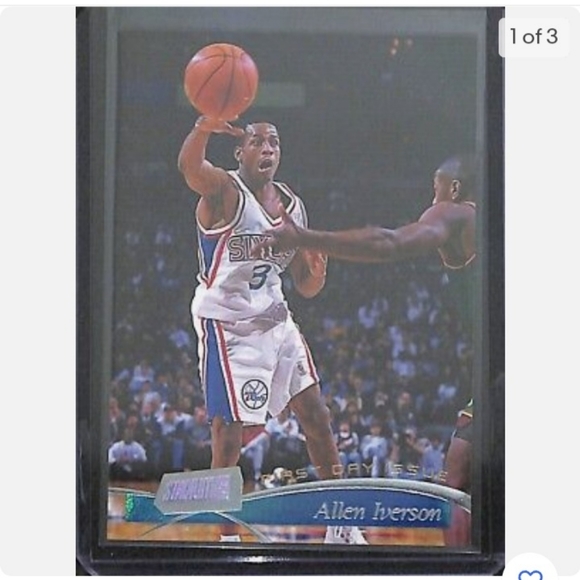 97 Allen Iverson Topps Basketball Card - Picture 1 of 5